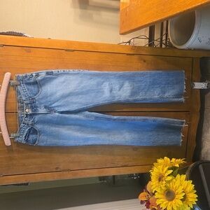 CRUEL GIRL RELAXED CUT OFF JEANS